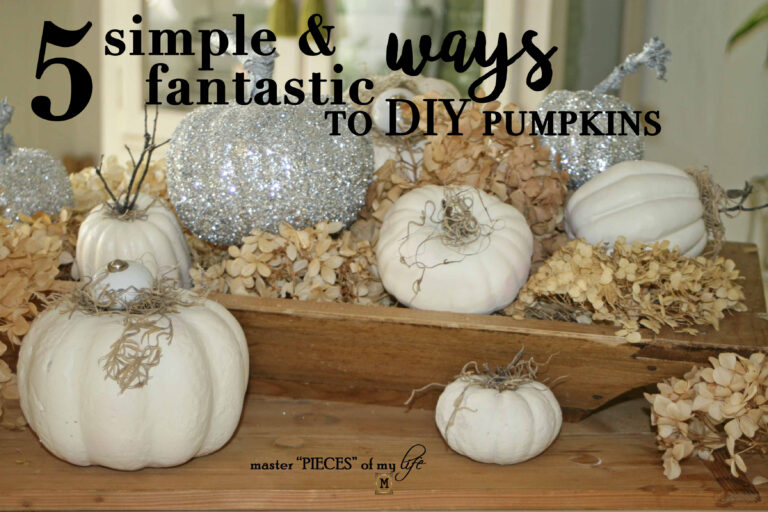 5 simple & fantastic ways to DIY pumpkins