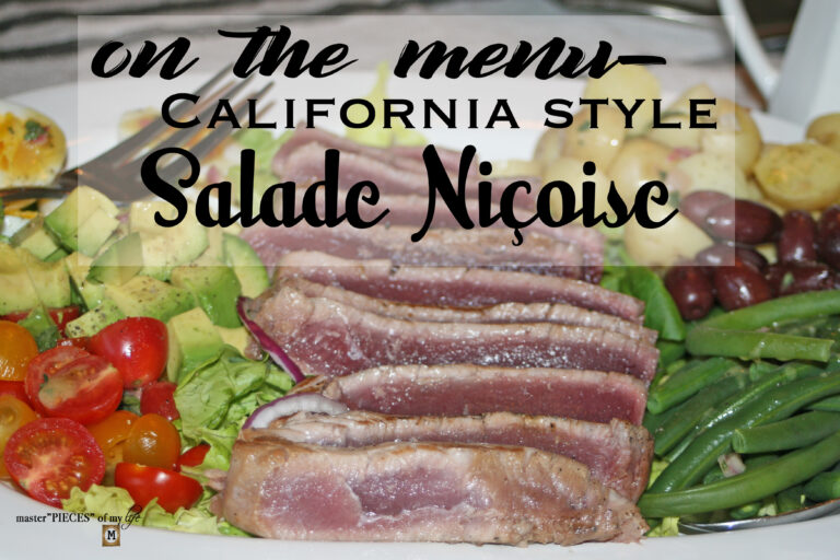 on the menu – California style Salade Niçoise