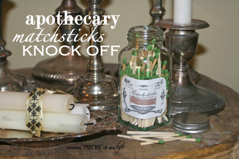 matchsticks apothecary knock-off