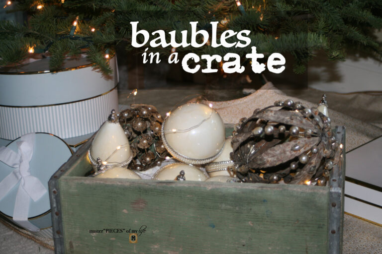 baubles in a crate
