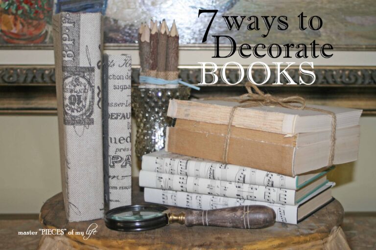 7 ways to decorate books