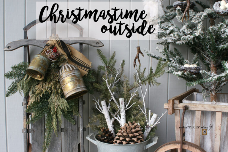 Christmastime outside