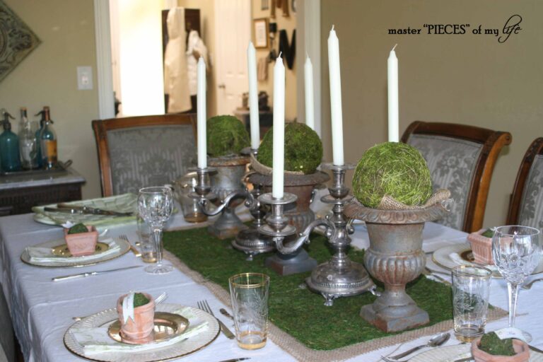 inspired by easter tablescapes from the past