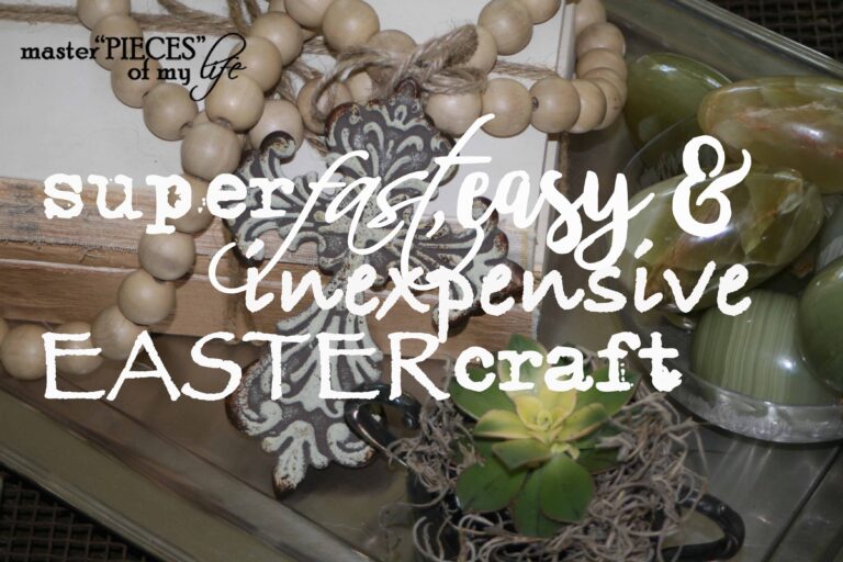 super fast, easy & inexpensive Easter craft
