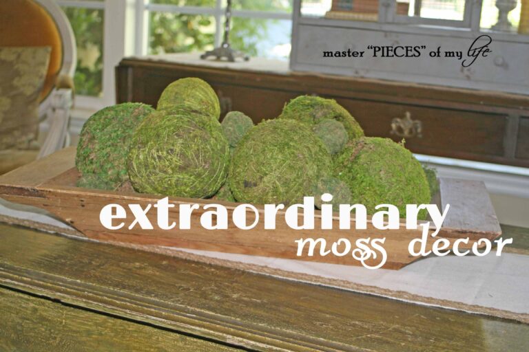 extraordinary moss decor