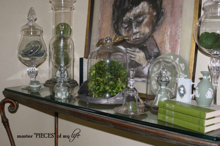 glass cloche vignette ~ late summer