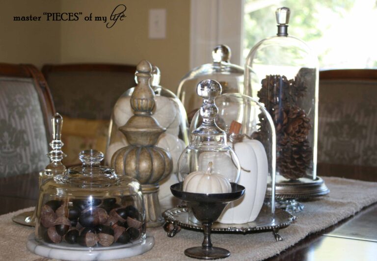 glass cloche vignette ~ fall