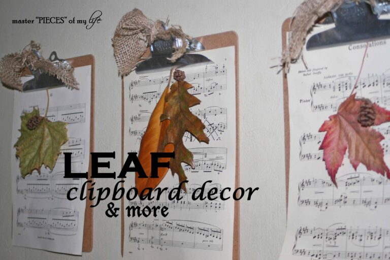 leaf clipboard decor & more