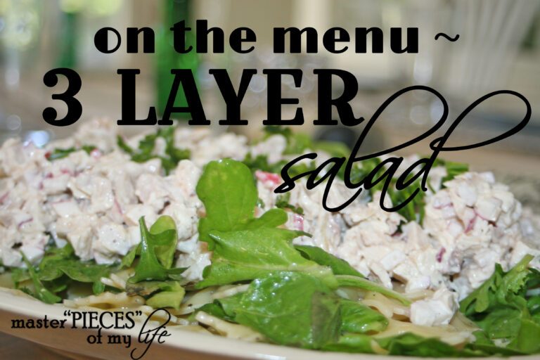on the menu – 3 layer salad