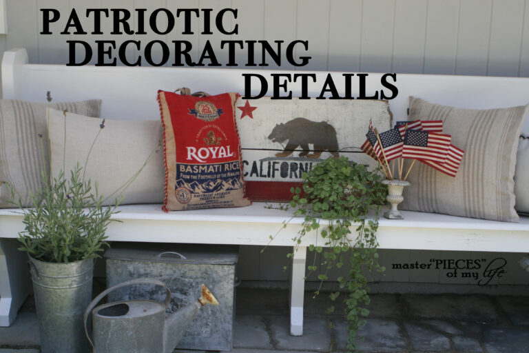 patriotic decorating details