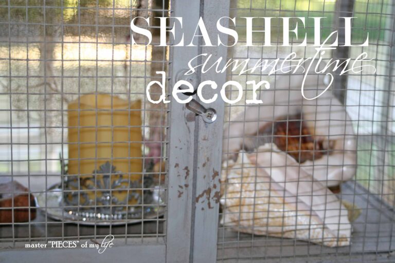 seashell summertime decor