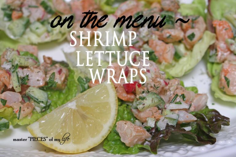 on the menu ~ shrimp lettuce wraps