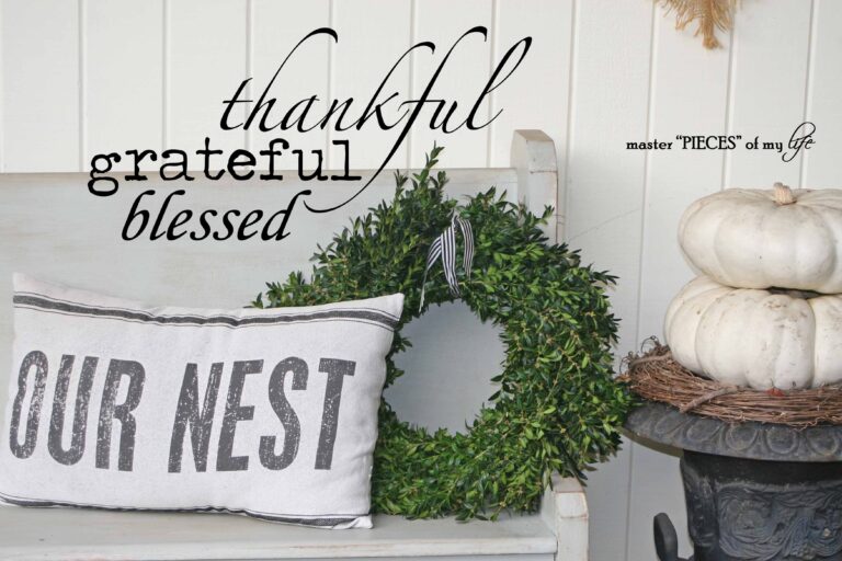 thankful,  grateful, blessed