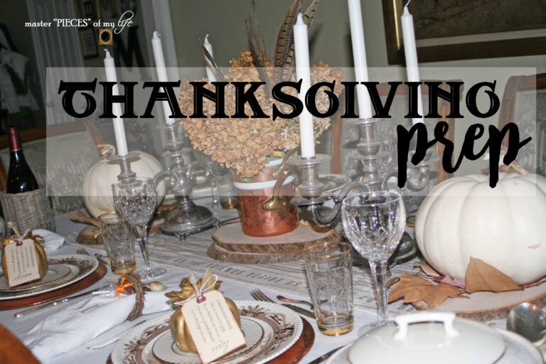 Thanksgiving prep