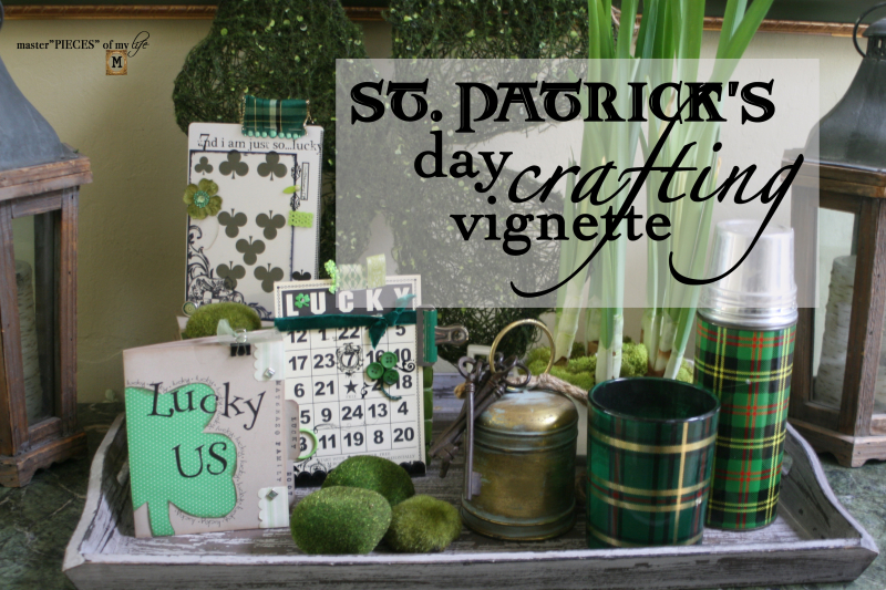 St patricks day crafting vignette
