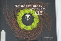 Reindeer moss wreath