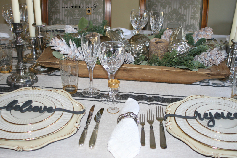 Sentiment Christmas tablescape4