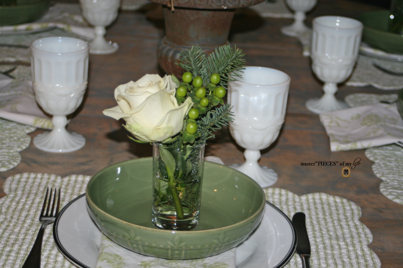 Winter greens tablescape4