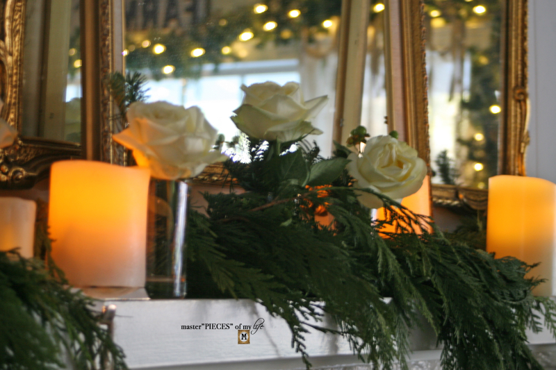 A christmas mantel 11