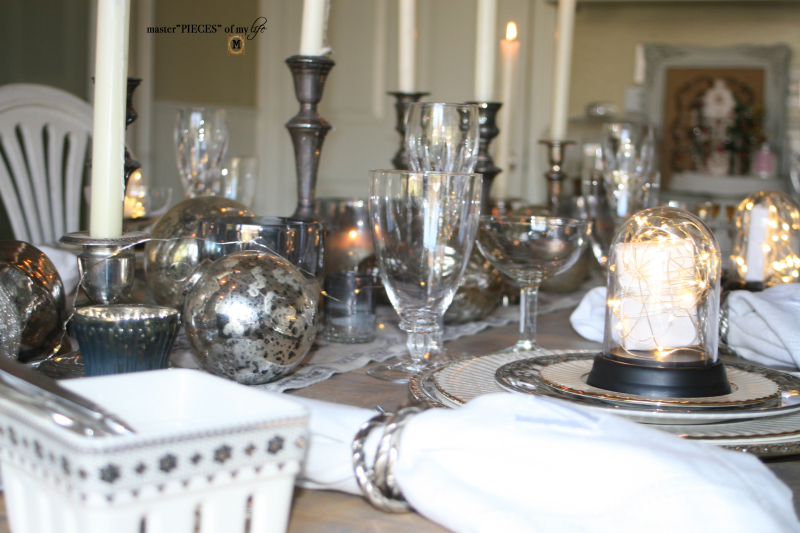 bright New Year's Eve tablescape