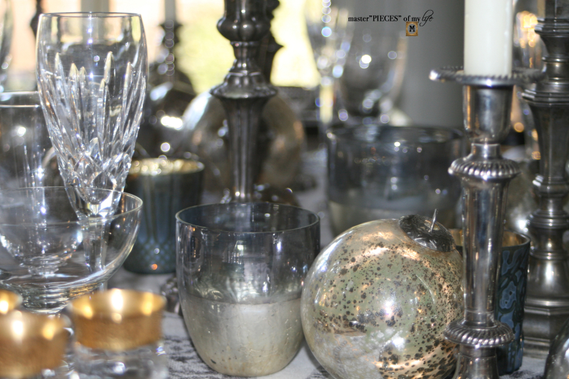bright New Year's Eve tablescape