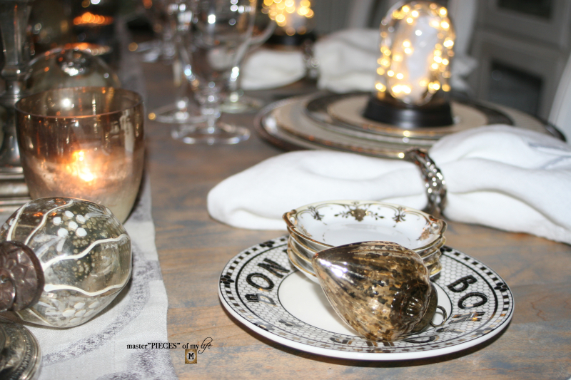 bright New Year's Eve tablescape