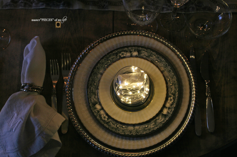 bright New Year's Eve tablescape