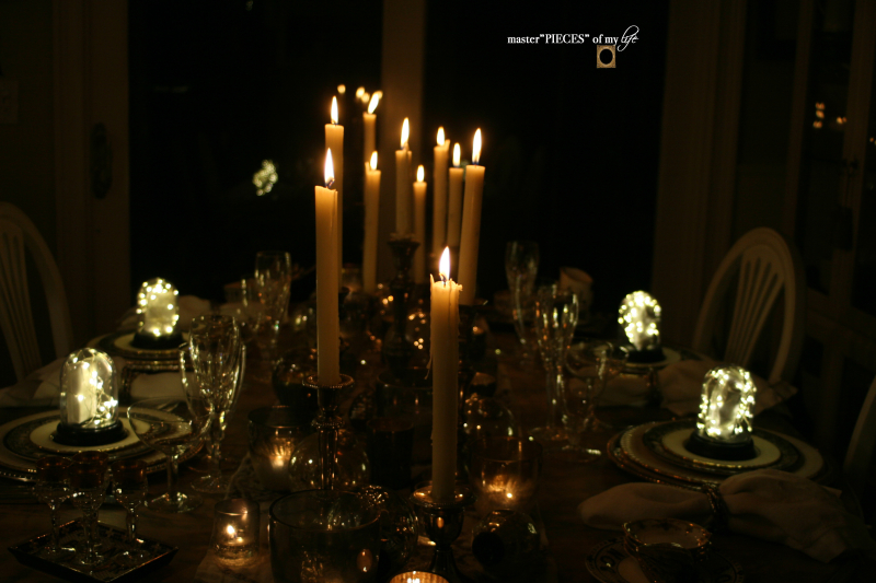 bright New Year's Eve tablescape