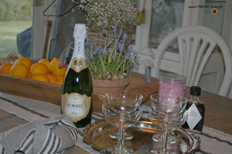 Cotton candy champagne cocktail 9