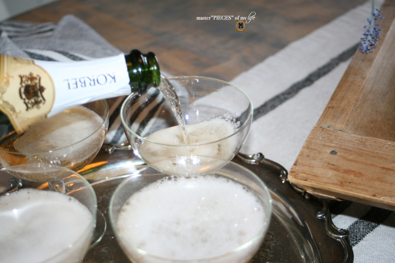 Cotton candy champagne cocktail 6