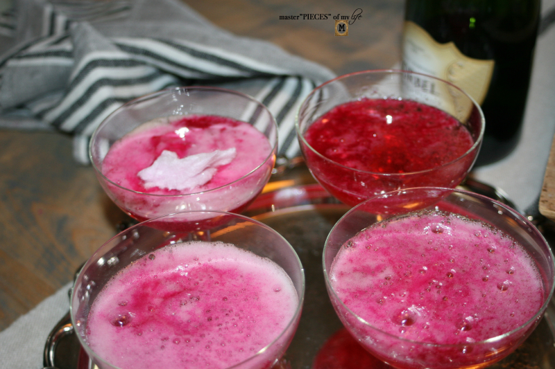 Cotton candy champagne cocktail 7