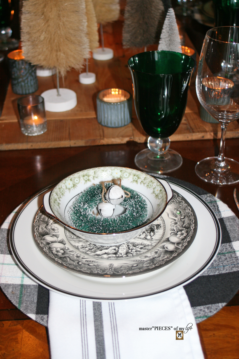 Bottlebrush Christmas tablescape9