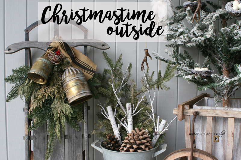 Christmastime outside