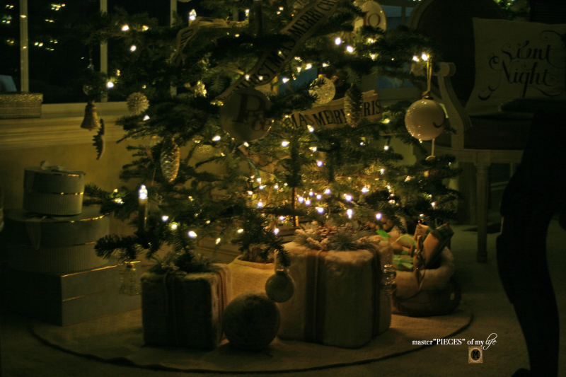 A trimmed christmas tree11