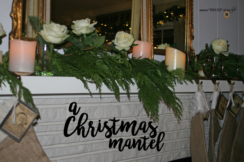 A christmas mantel A christmas mantel