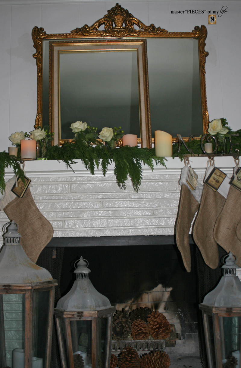 A christmas mantel 3 A christmas mantel 3