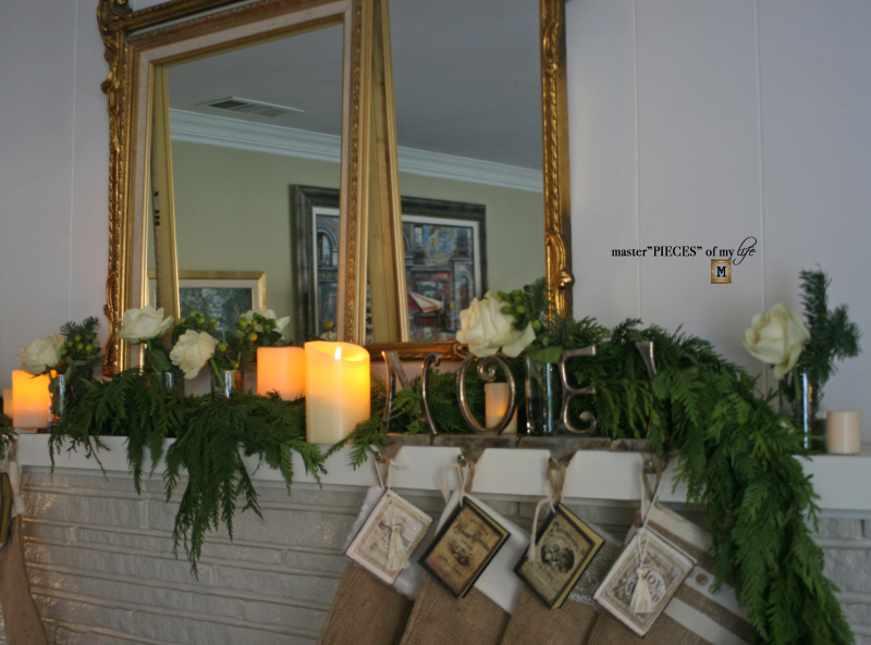 A christmas mantel 6 A christmas mantel 6