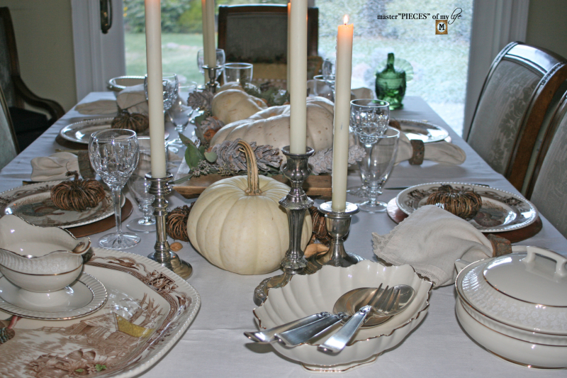 Rustic thanksgiving tablescape1