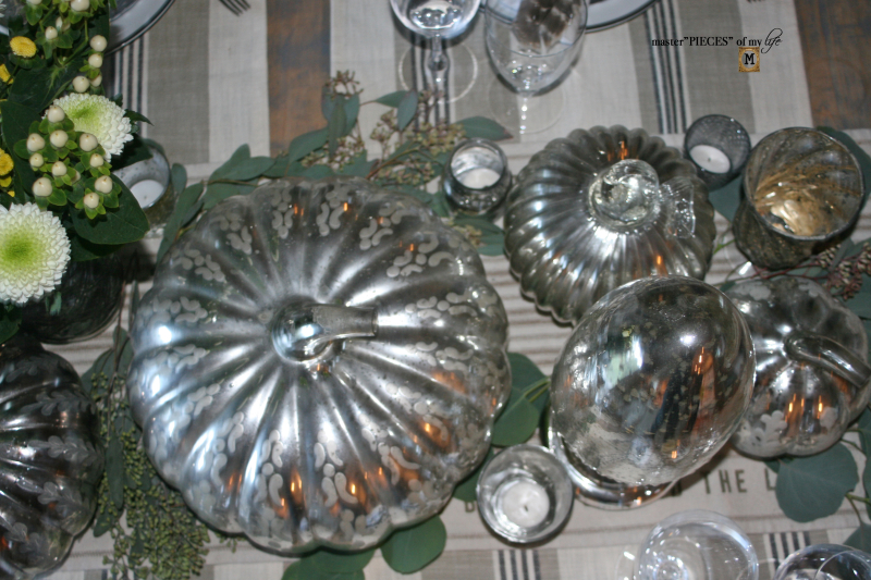 Mercury glass friendsgiving tablescape3 Mercury glass friendsgiving tablescape3