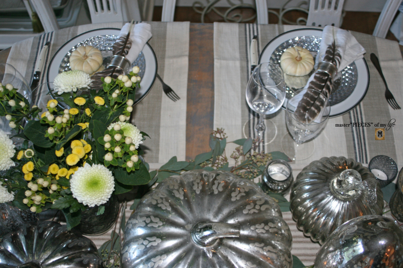 Mercury glass friendsgiving tablescape5 Mercury glass friendsgiving tablescape5