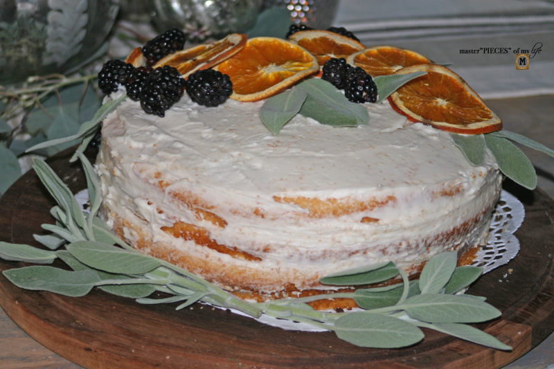 On the menu - orange  naked cake2