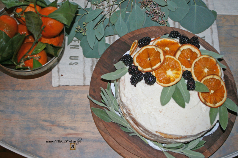 On the menu - orange  naked cake5