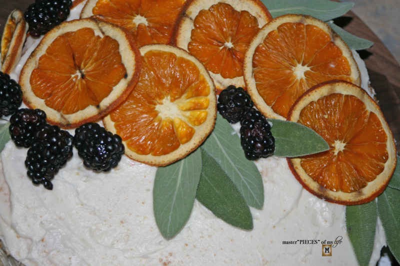 On the menu - orange  naked cake6