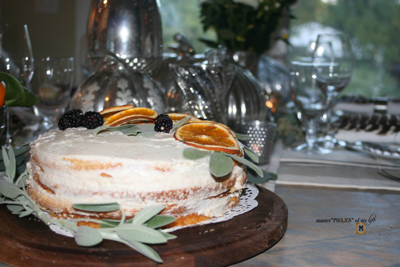 On the menu - orange  naked cake8