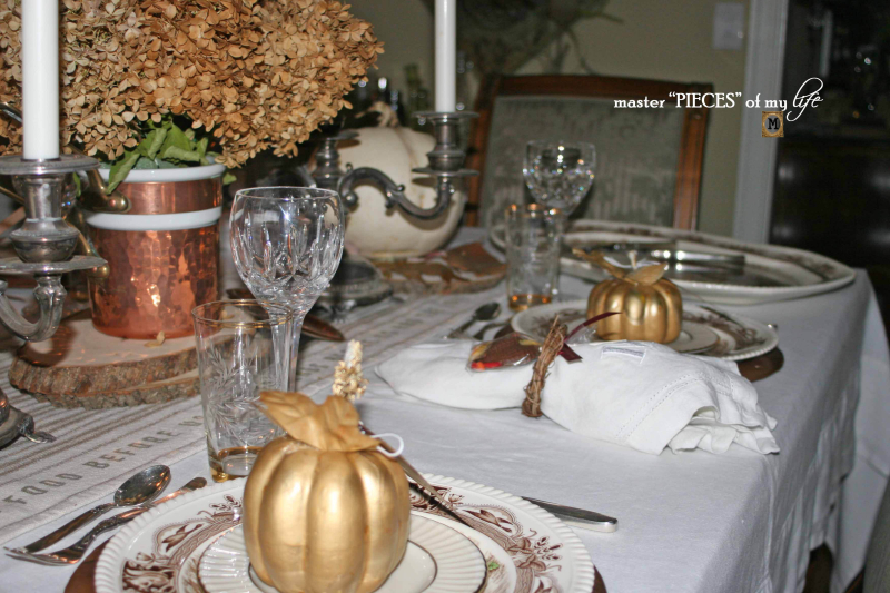 Thanksgiving tablescape mixed metals11