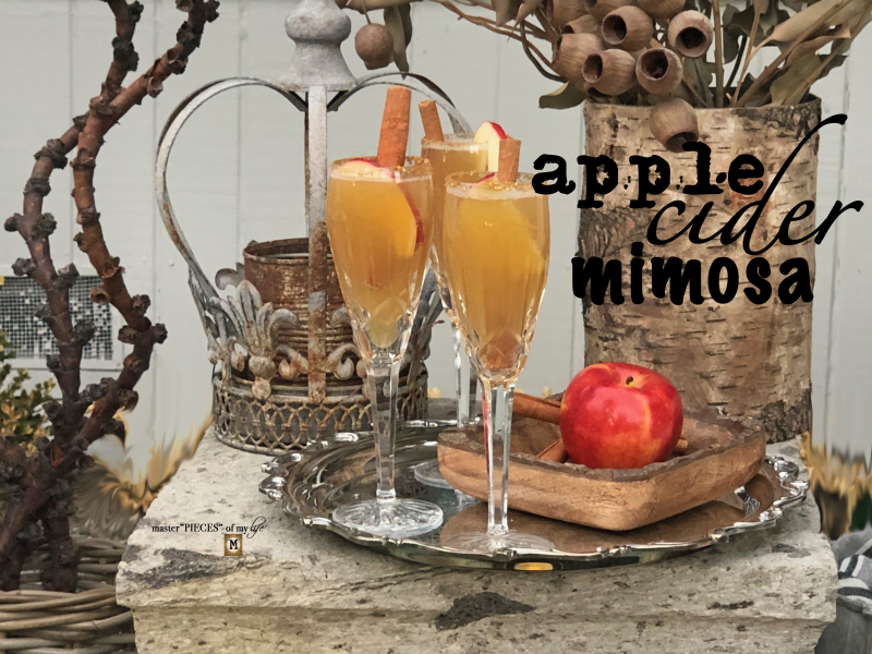 apple cider mimosas