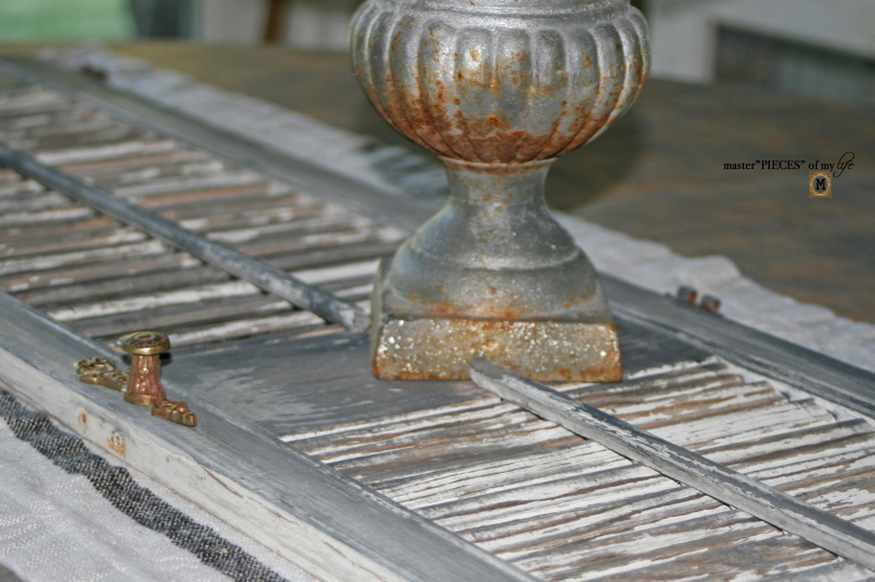 Chippy shutter centerpiece 4