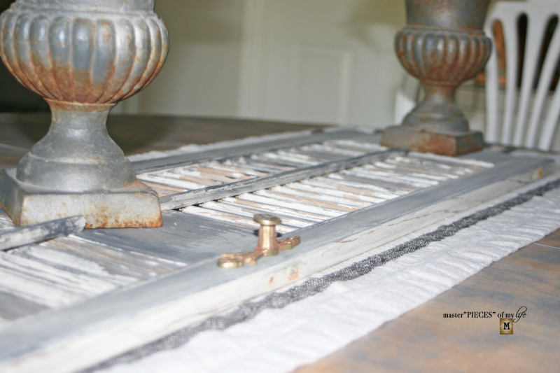 Chippy shutter centerpiece 10