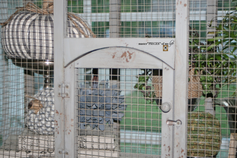 Thru the seasons - ornamental birdcage 1