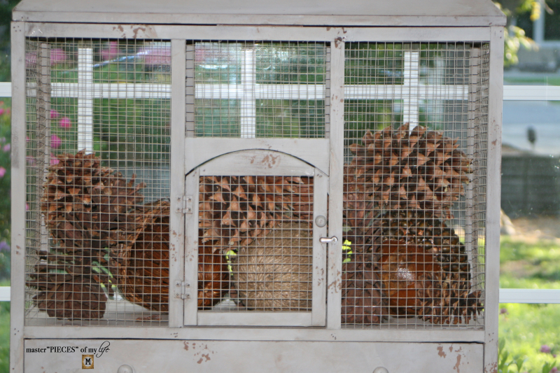 Thru the seasons - ornamental birdcage 7